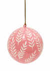 BAUBLE FERN ROSE L - India Ink Home Decor