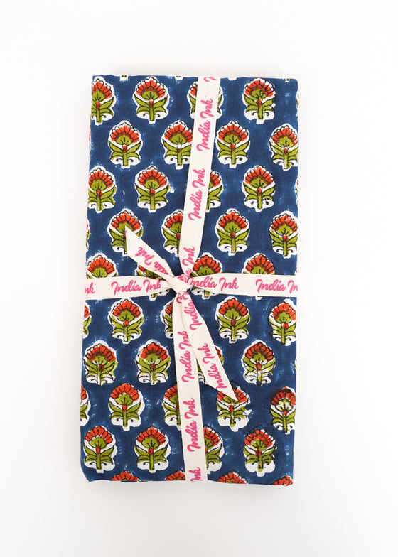PILLOWCASE SET MINI MARIGOLD BLUE - India Ink Home Decor