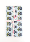 PILLOWCASE SET LOTUS BUTI BLUE - India Ink Home Decor