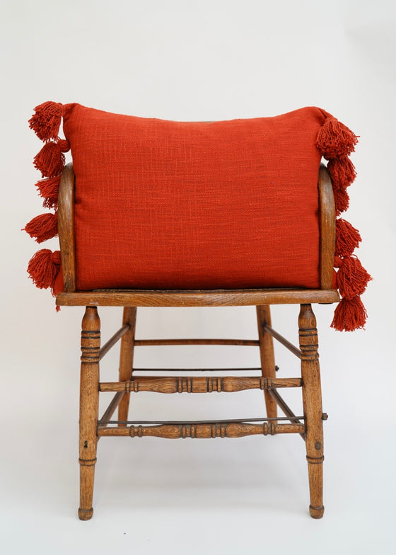 SLUB BURNT ORANGE - India Ink Home Decor