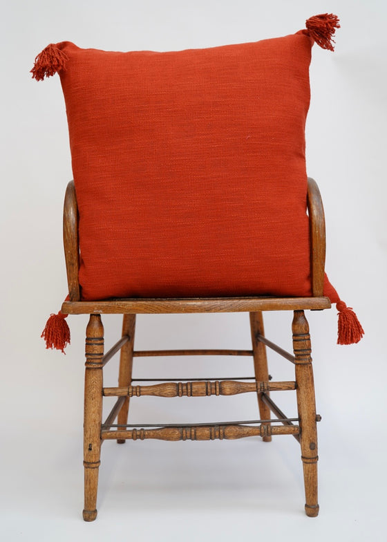 SLUB BURNT ORANGE - India Ink Home Decor