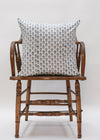 CANDELABRA BUTI DENIM 45x45 - India Ink Home Decor