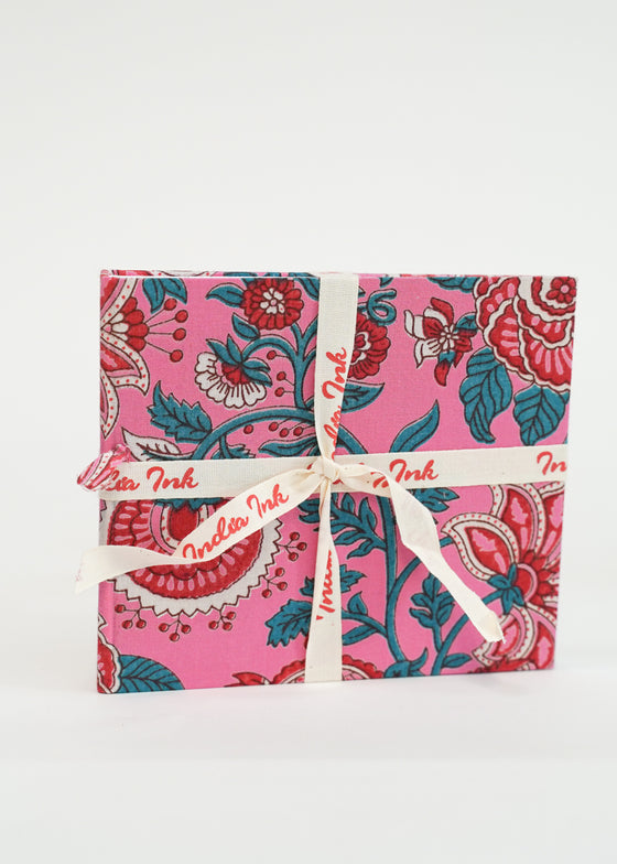NOTEBOOK PINK POMEGRANATE
