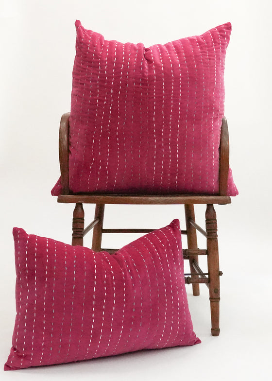 VELVET STITCHED MAGENTA