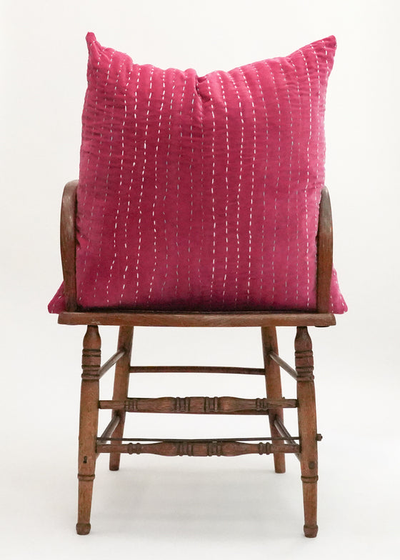 VELVET STITCHED MAGENTA
