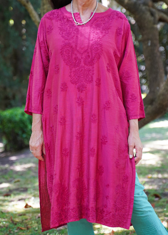 DRESS BOHEMIAN STRAWBERRY - India Ink Home Decor