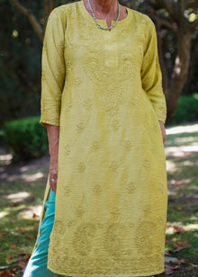  DRESS BOHEMIAN LIME - India Ink Home Decor