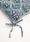 CHAIRPAD TRELLIS FLORAL BLUE