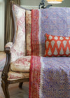 KANTHA VINTAGE CINNAMON HAVELI - India Ink Home Decor