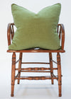 CUSHION CONTRAST SLUB GREEN