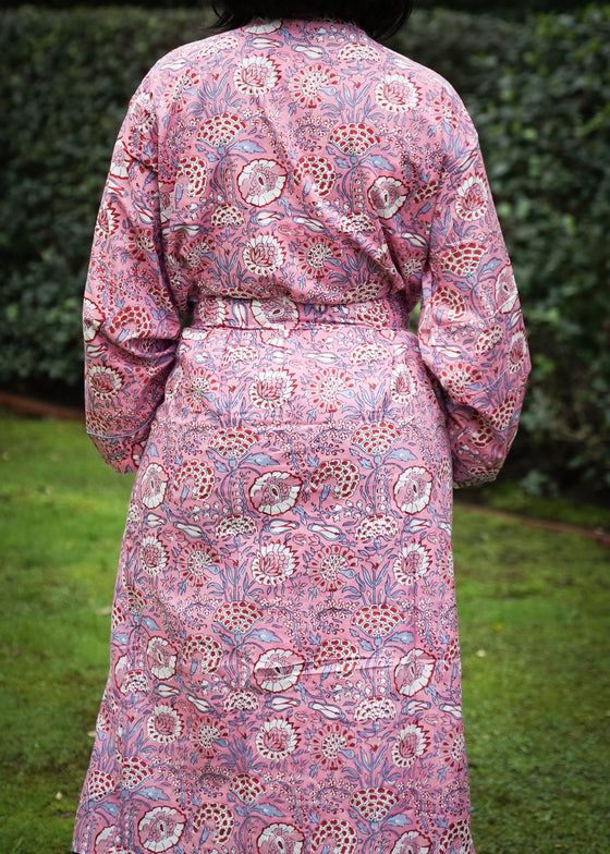 KIMONO FAN CORAL