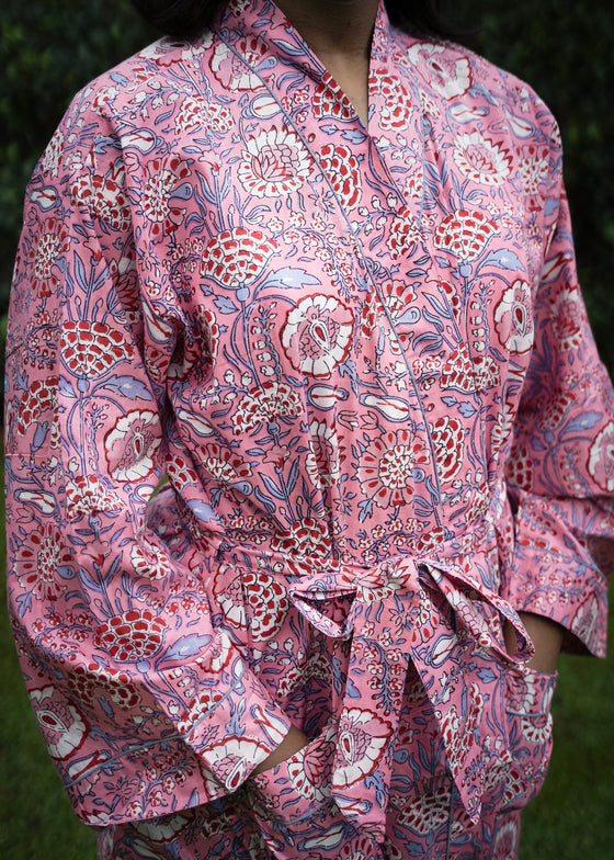 KIMONO FAN CORAL