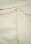 THROW WOOLLEN PLAIN CREAM - India Ink Home Decor