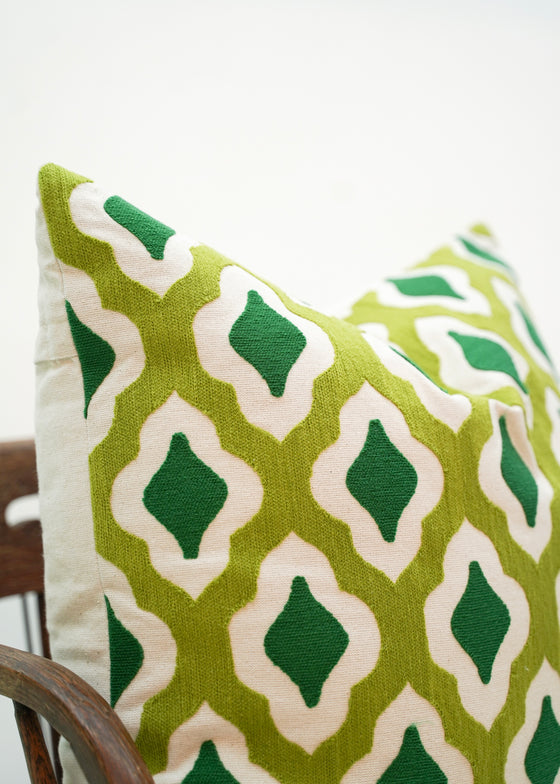 TWO TONE FULLARD GREEN 60X60
