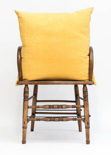  CUSHION MUSTARD STITCHED
