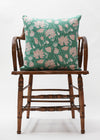 CUSHION WILD FLOWER AQUA 45X45