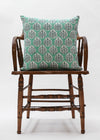CUSHION WILD FLOWER AQUA 45X45