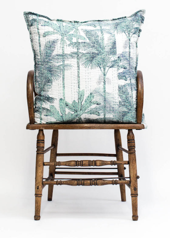 ZANZIBAR PALM AQUA 60X60