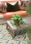 DIAMOND IKAT SAGE GREY LARGE - India Ink Home Decor