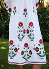 DRESS EMBROIDERED MARIGOLD