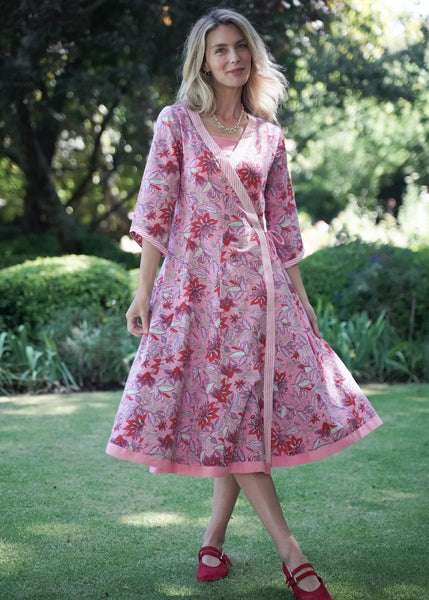 DRESS PETAL ROUGE