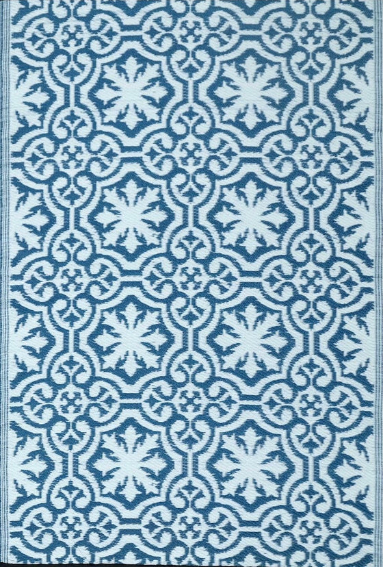 DARK BLUE FLORAL SMALL