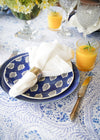 TABLECLOTH DELICATE PAISLEY BLUE