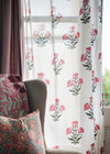 CURTAIN ROSY PETALS