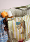 TOTE BAG PALM STRIPE