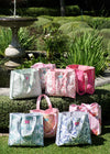 TOTE MEDALLION BLOOM - India Ink Home Decor