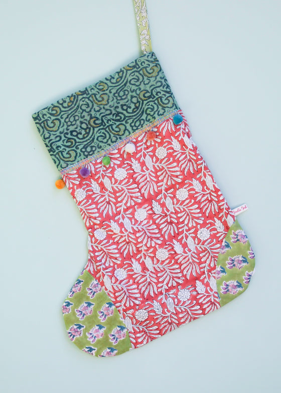 STOCKING FESTIVE GARDEN