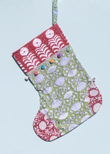  STOCKING FESTIVE LOTUS