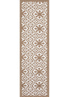 FLORAL BEIGE RUNNER - India Ink Home Decor