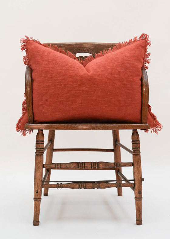 FRINGE SLUB TERRACOTTA