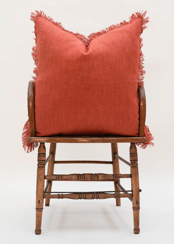 FRINGE SLUB TERRACOTTA