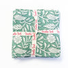 NAPKINS SET GARDEN BLOCK AQUA