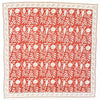 NAPKINS SET GARDEN BLOCK TERRACOTTA