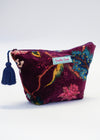 VELVET POUCH GARDEN OF EDEN PLUM