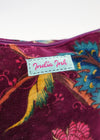 VELVET POUCH GARDEN OF EDEN PLUM