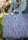 TOTE BAG BLOOM BOUQUET - India Ink Home Decor