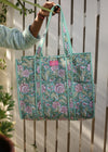 TOTE BAG LINA ROSE - India Ink Home Decor