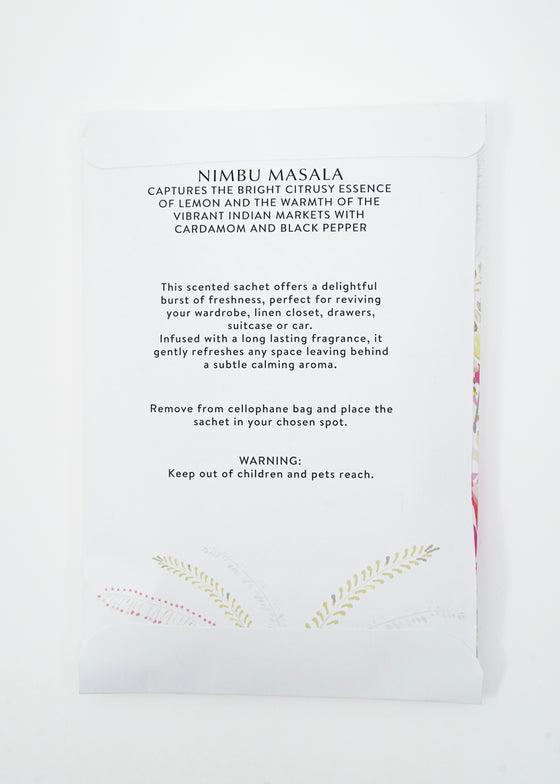 FRAGRANCE SACHET NIMBU MASALA