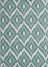 DIAMOND IKAT GREEN 150 x 200