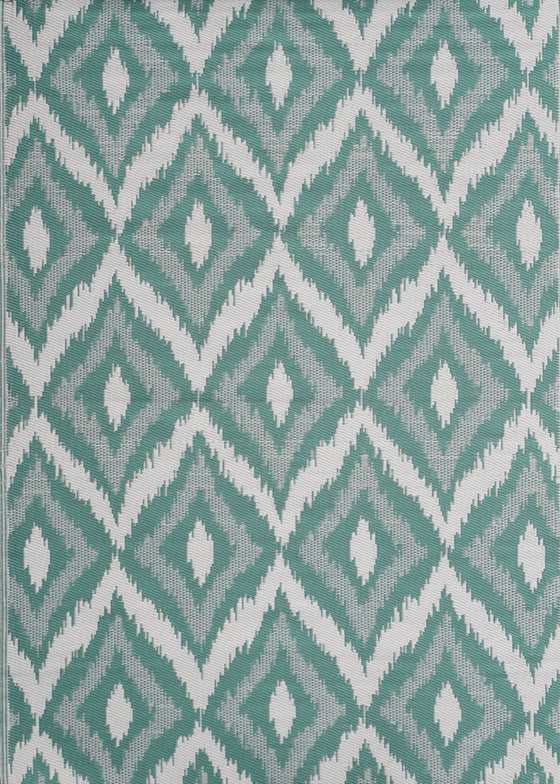 DIAMOND IKAT GREEN 150 x 200