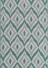 DIAMOND IKAT GREEN 150 x 200