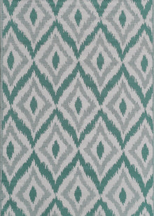  DIAMOND IKAT GREEN MEDIUM