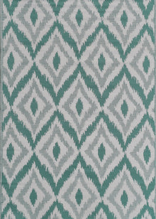  DIAMOND IKAT GREEN 150 x 200