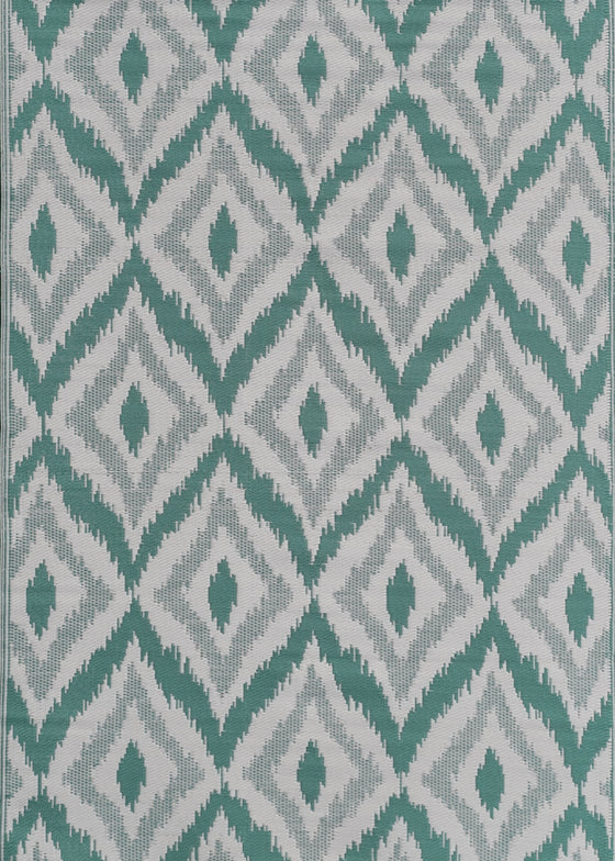 DIAMOND IKAT GREEN 150 x 200