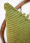 GREEN STRIPE 50X50 - India Ink Home Decor
