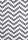 GREY ZIG ZAG LARGE - India Ink Home Decor